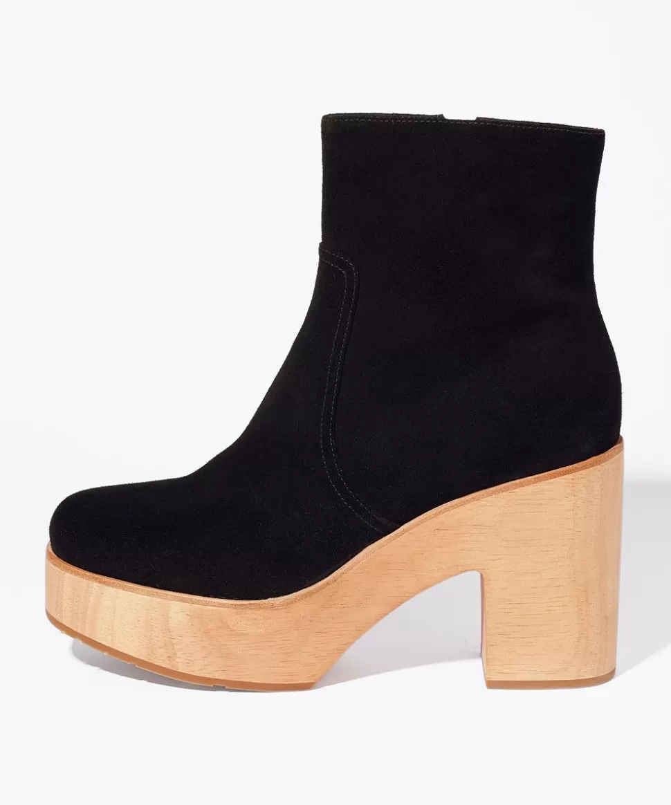 Discount Charlotte Stone Paz In Black Suede